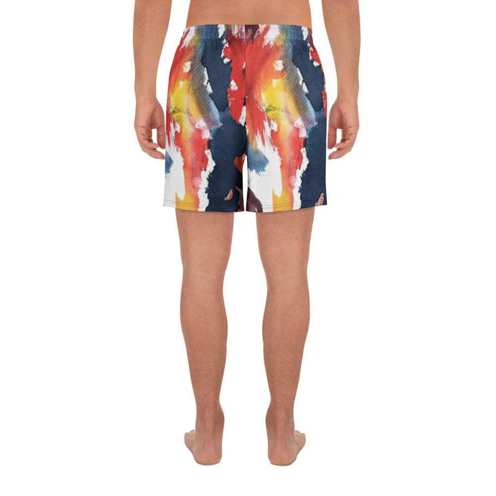 Color Splah Long Shorts - unik.fashion