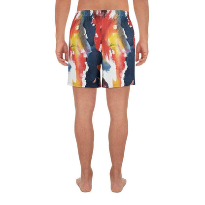 Color Splah Long Shorts - unik.fashion