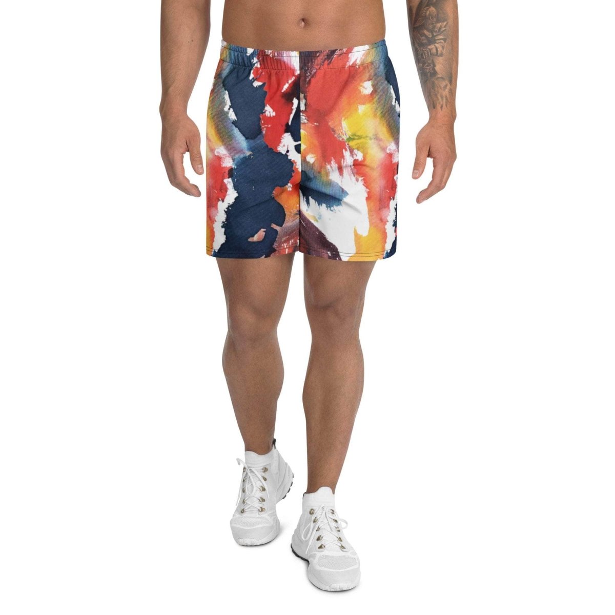 Color Splah Long Shorts - unik.fashion