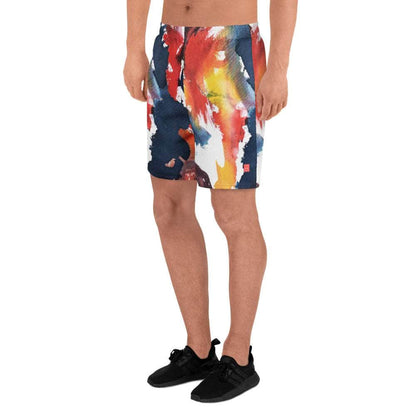 Color Splah Long Shorts - unik.fashion