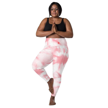 Coral Mist Leggings - unik.fashion