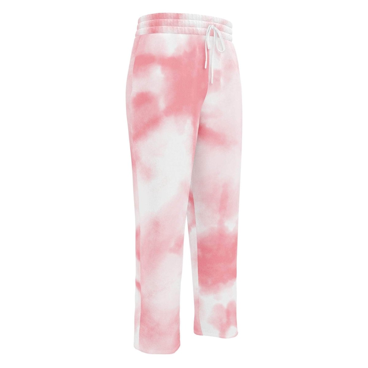 Coral Mist Wide-leg joggers - unik.fashion