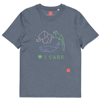 unik.fashion Dark Heather Blue / S Animals t-shirt