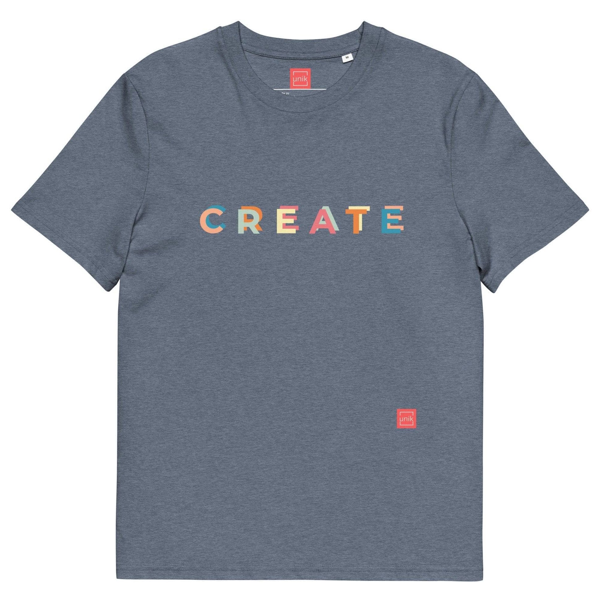 unik.fashion Dark Heather Blue / S Create t-shirt