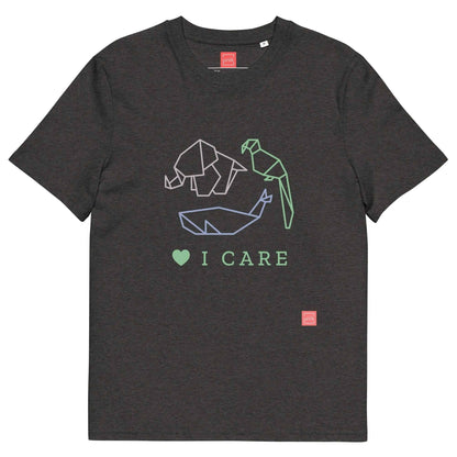 unik.fashion Dark Heather Grey / S Animals t-shirt