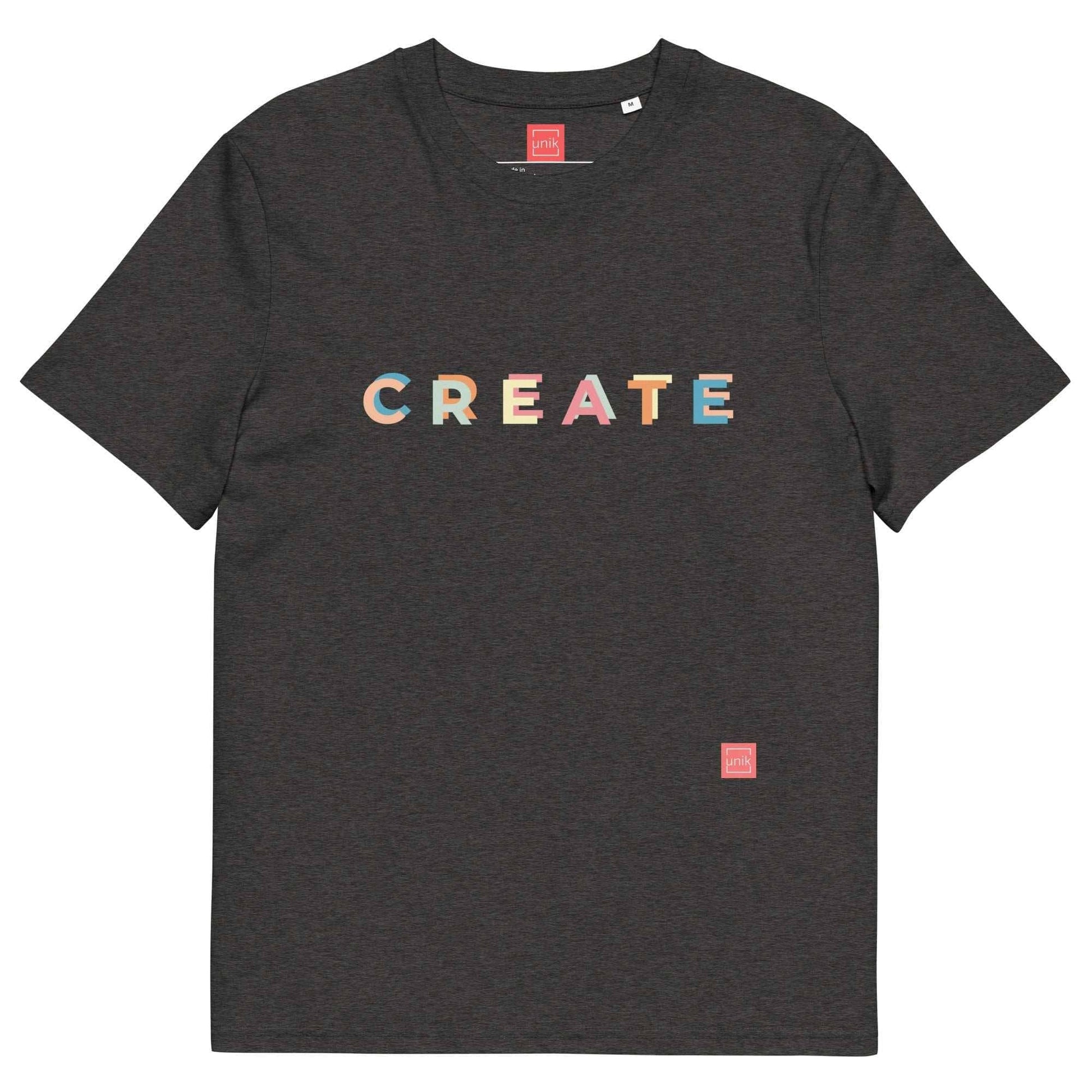 unik.fashion Dark Heather Grey / S Create t-shirt