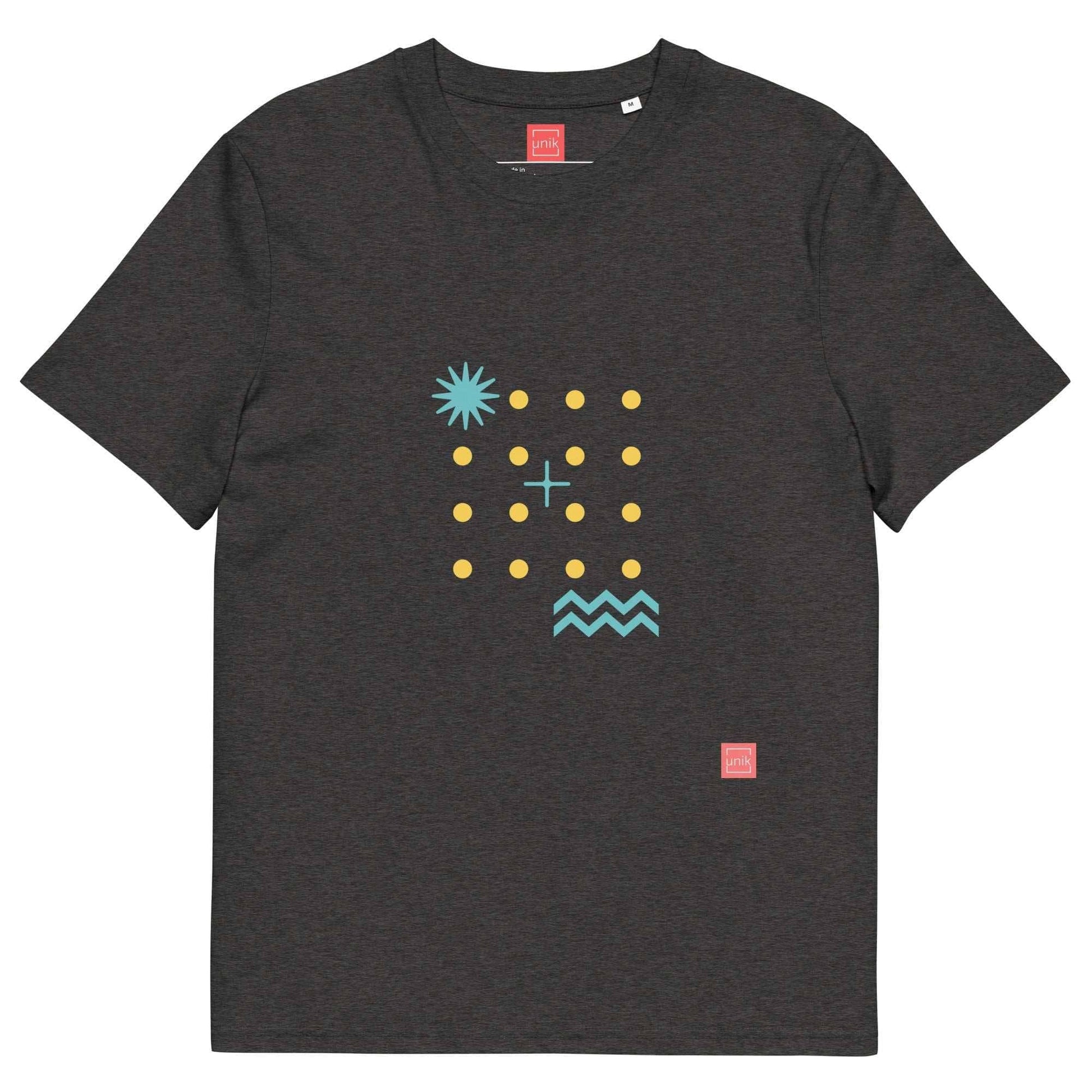 unik.fashion Dark Heather Grey / S Dots t-shirt