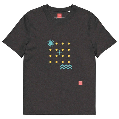 unik.fashion Dark Heather Grey / S Dots t-shirt
