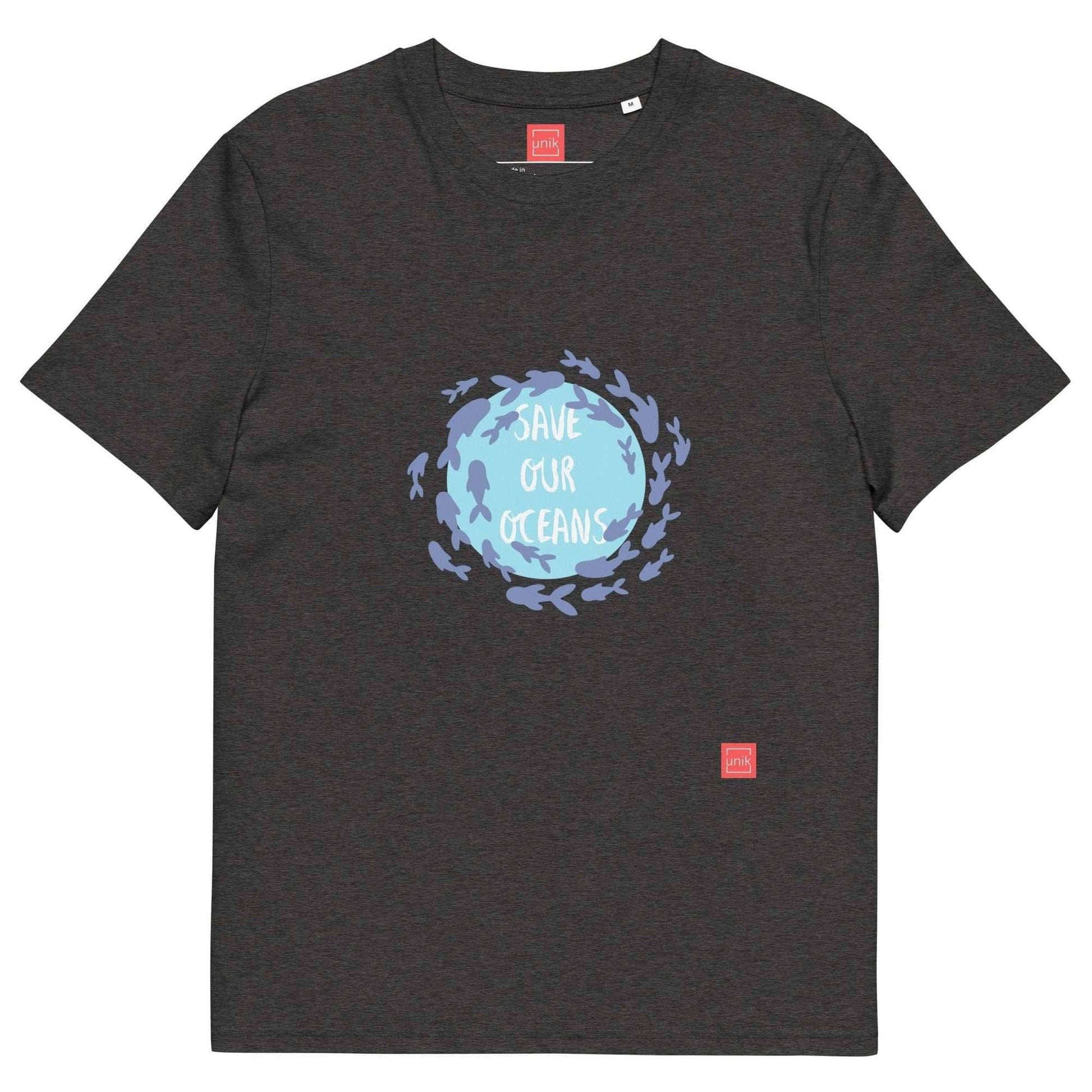 unik.fashion Dark Heather Grey / S Fish t-shirt