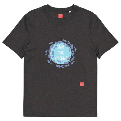 unik.fashion Dark Heather Grey / S Fish t-shirt
