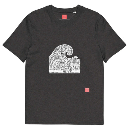 unik.fashion Dark Heather Grey / S Waves t-shirt