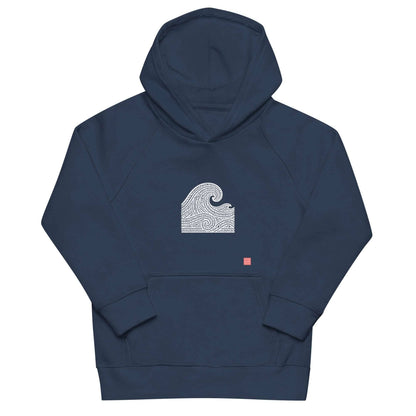 Waves kids eco hoodie - unik.fashion