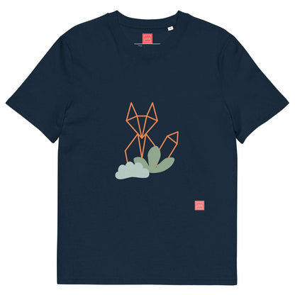 unik.fashion French Navy / S Fox t-shirt