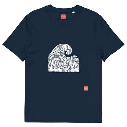 unik.fashion French Navy / S Waves t-shirt