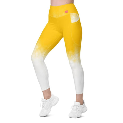 Golden Cloud Leggings - unik.fashion