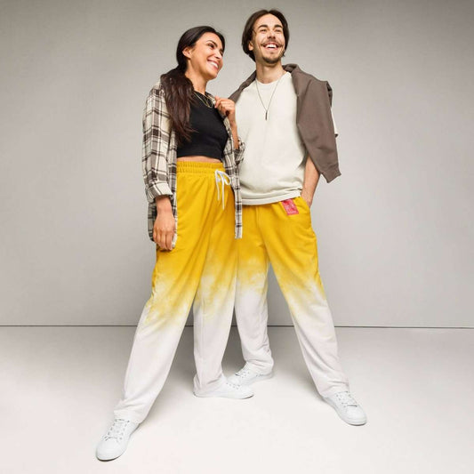 unik.fashion Golden Cloud Wide-leg joggers