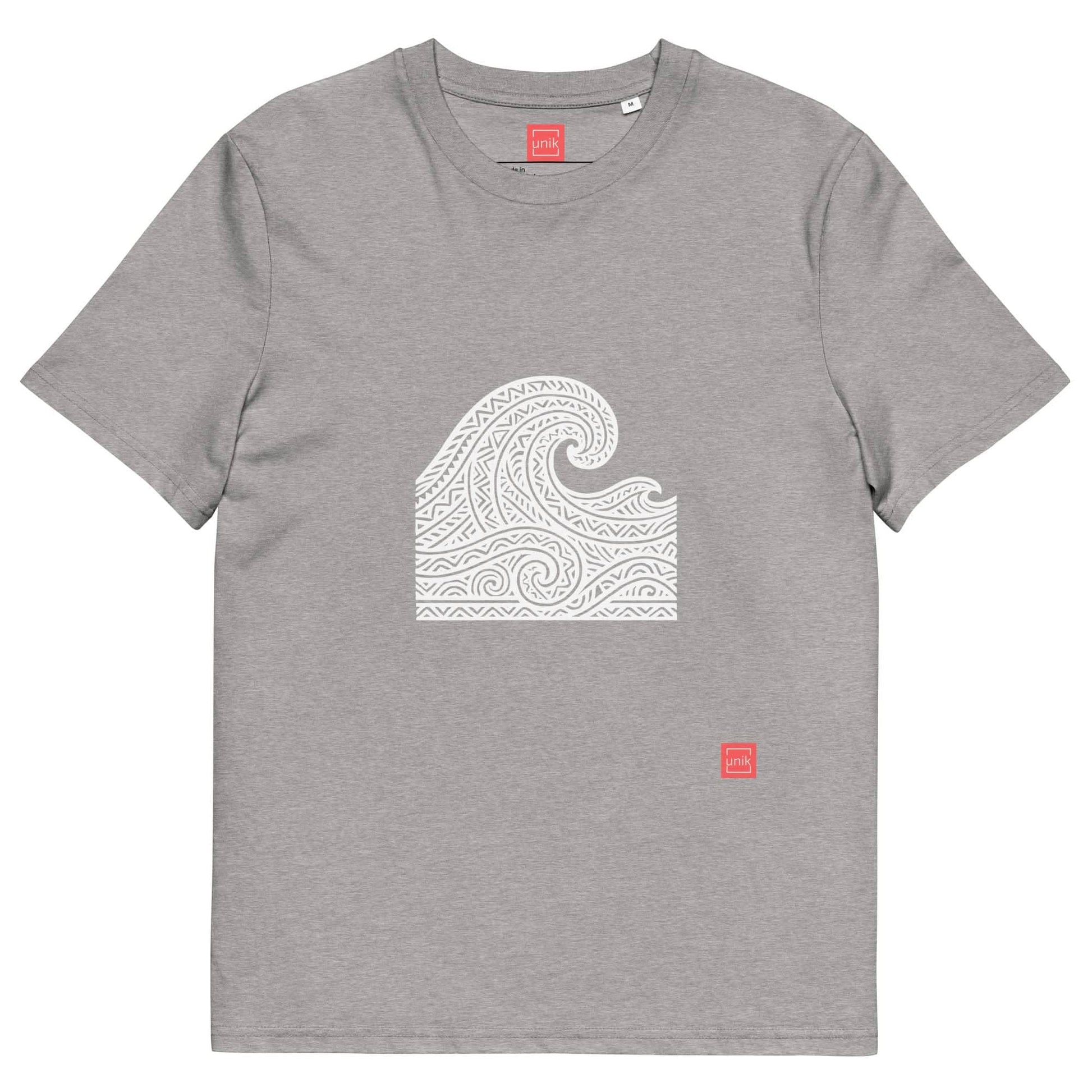unik.fashion Heather Grey / S Waves t-shirt