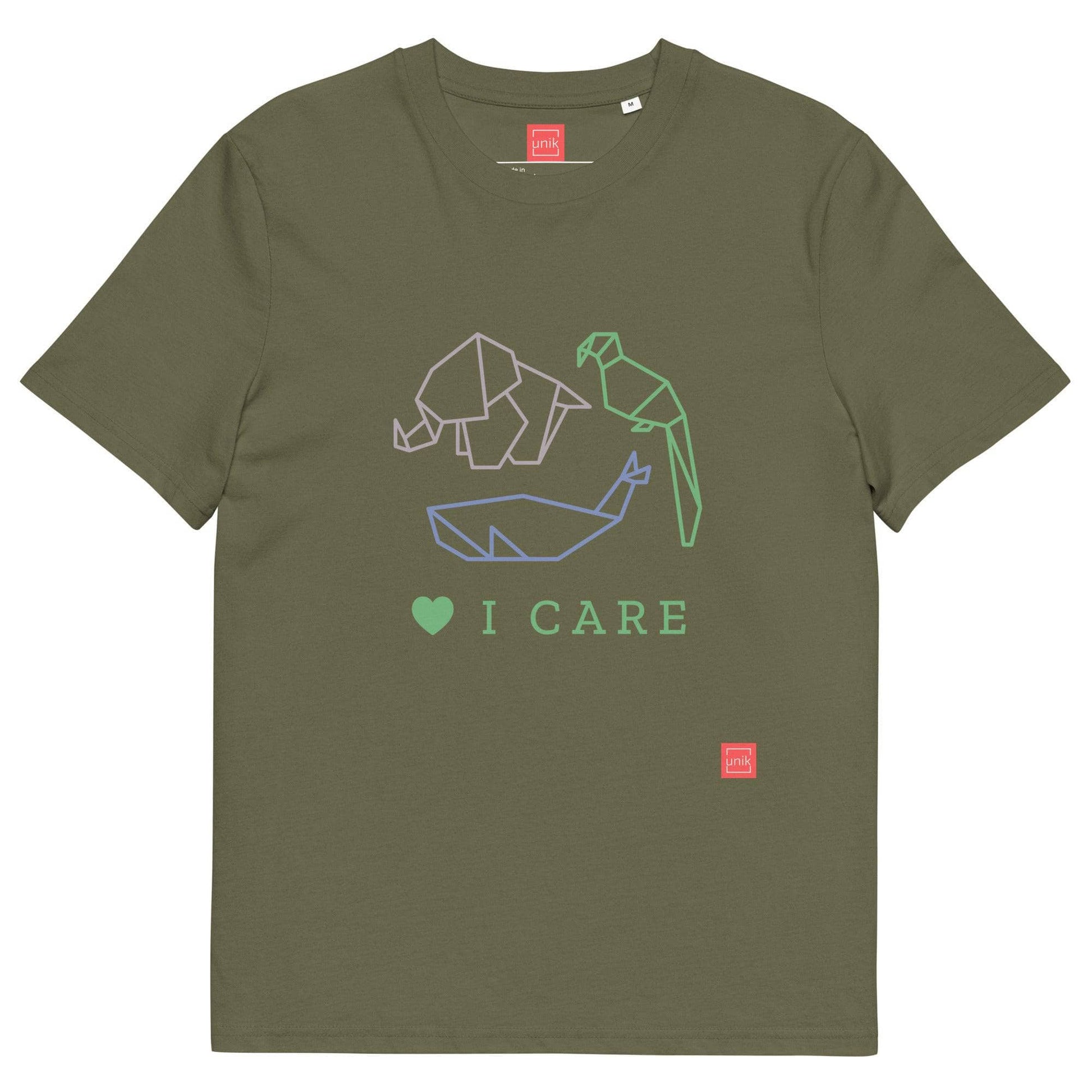 unik.fashion Khaki / S Animals t-shirt
