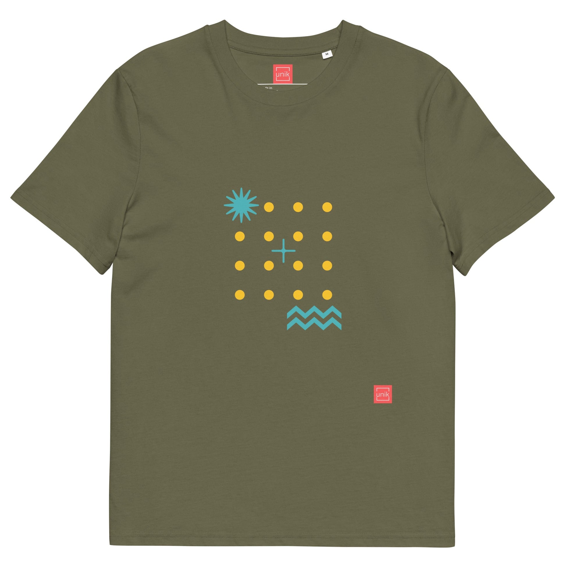 unik.fashion Khaki / S Dots t-shirt