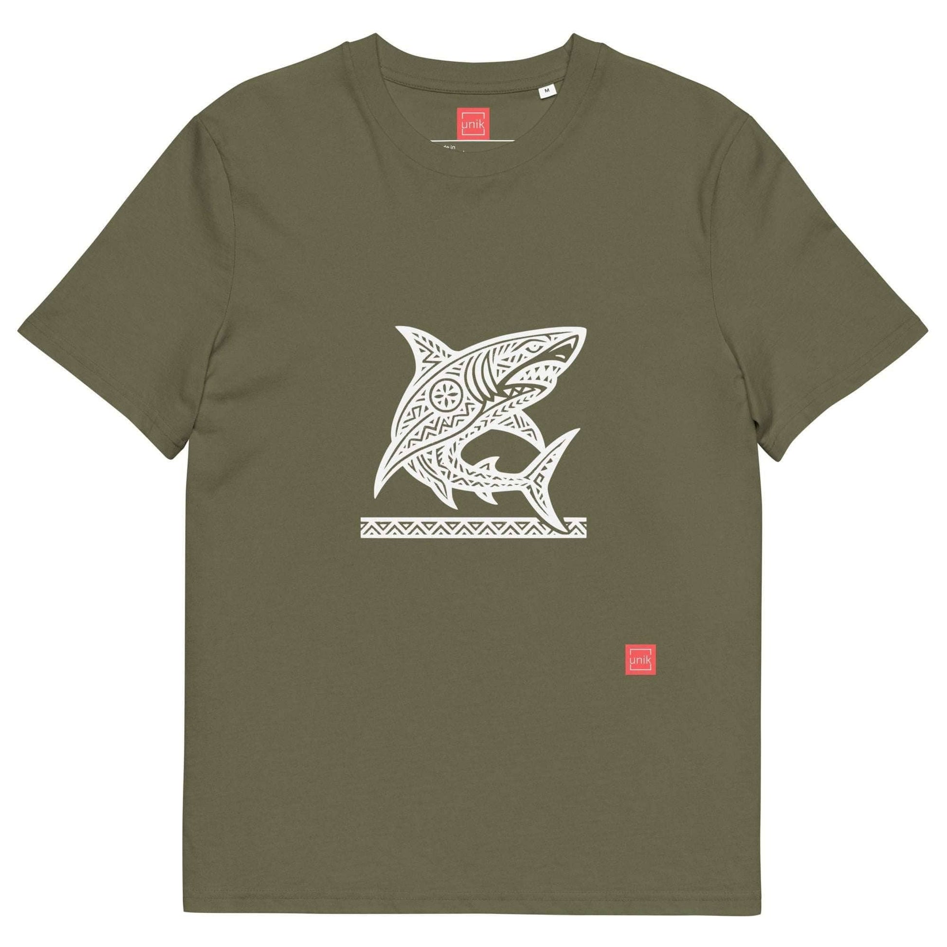 unik.fashion Khaki / S Shark t-shirt