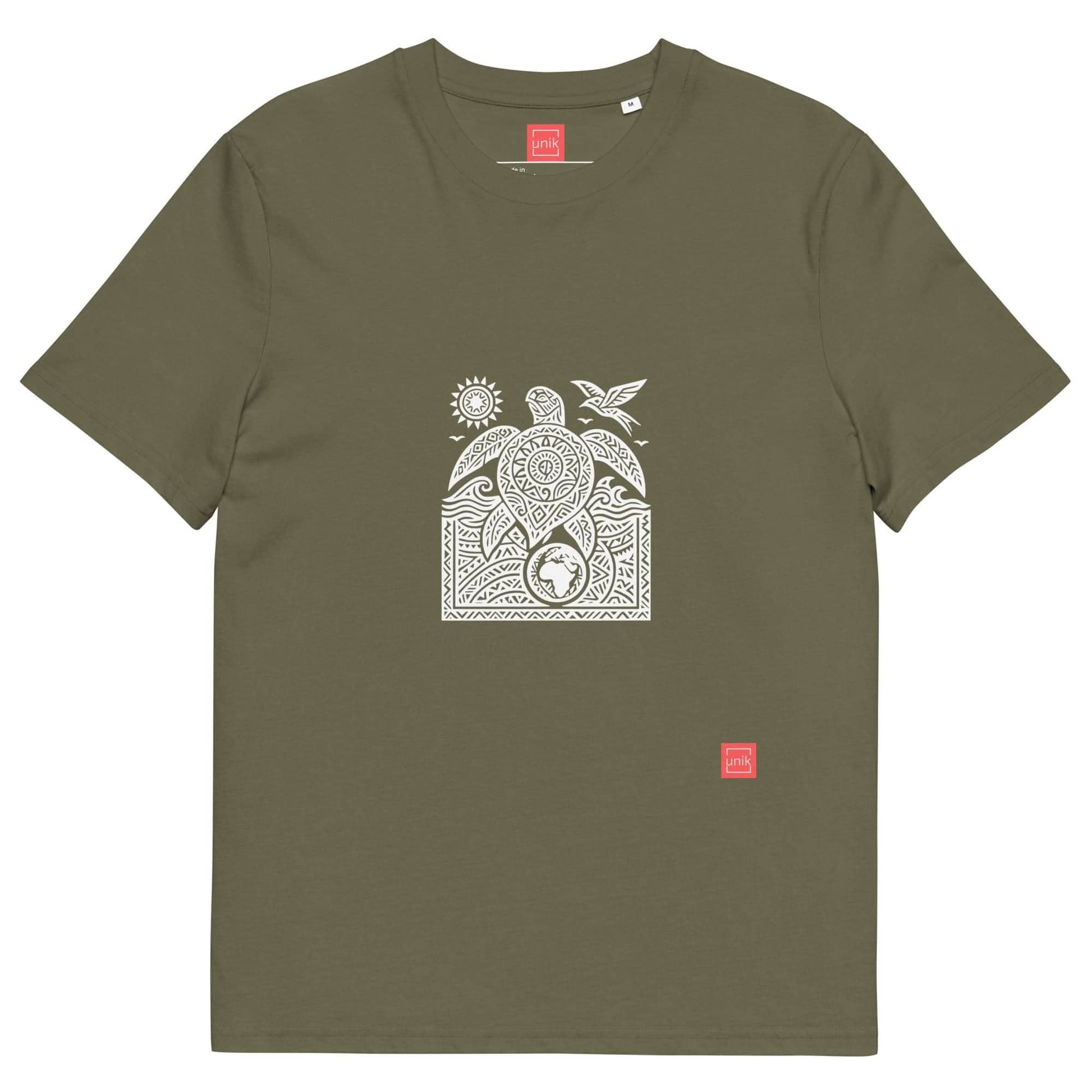 unik.fashion Khaki / S Turtle t-shirt
