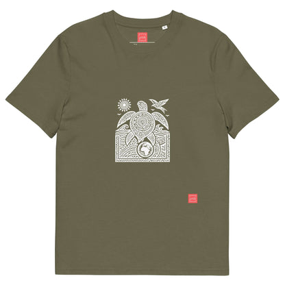 unik.fashion Khaki / S Turtle t-shirt