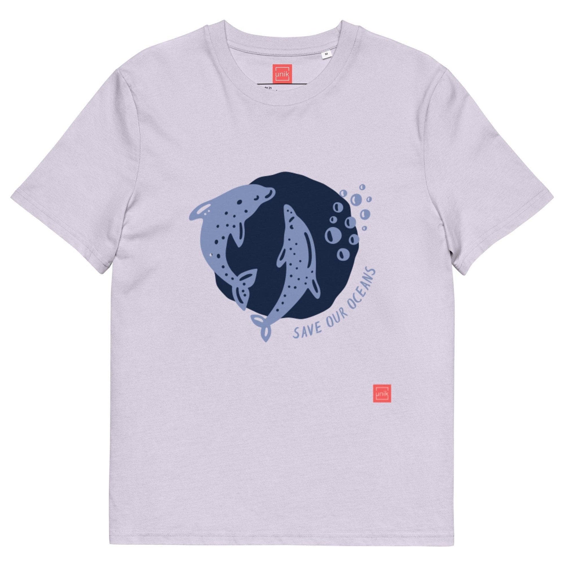 unik.fashion Lavender / S Dolphin t-shirt