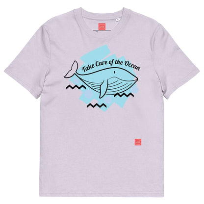 unik.fashion Lavender / S Whale t-shirt