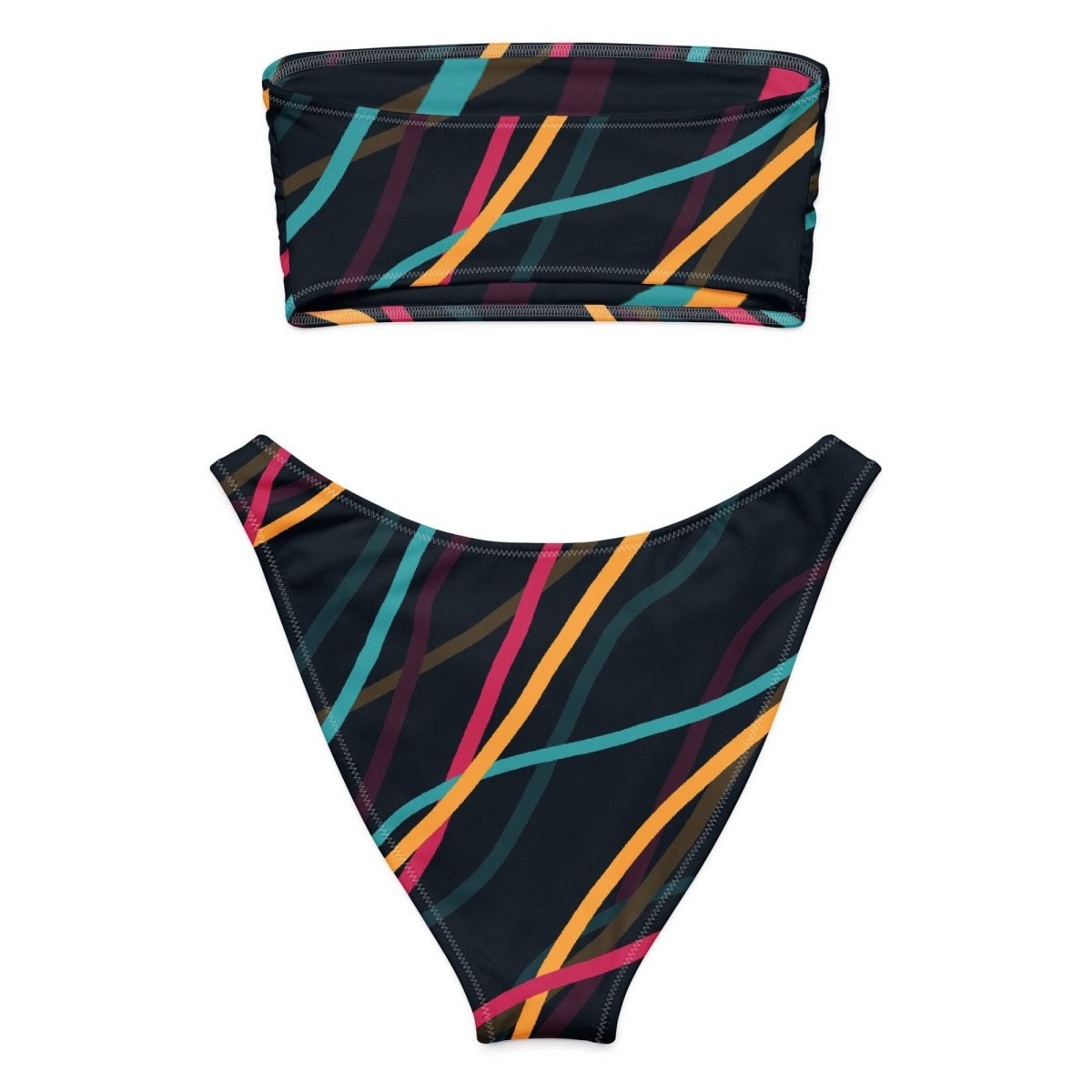 Neon Currents bandeau - unik.fashion