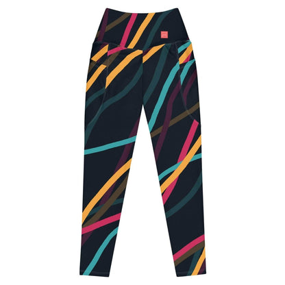 Neon Currents Leggings - unik.fashion
