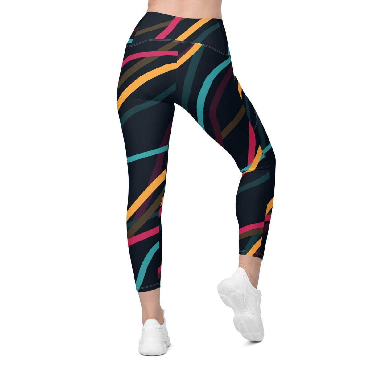 Neon Currents Leggings - unik.fashion