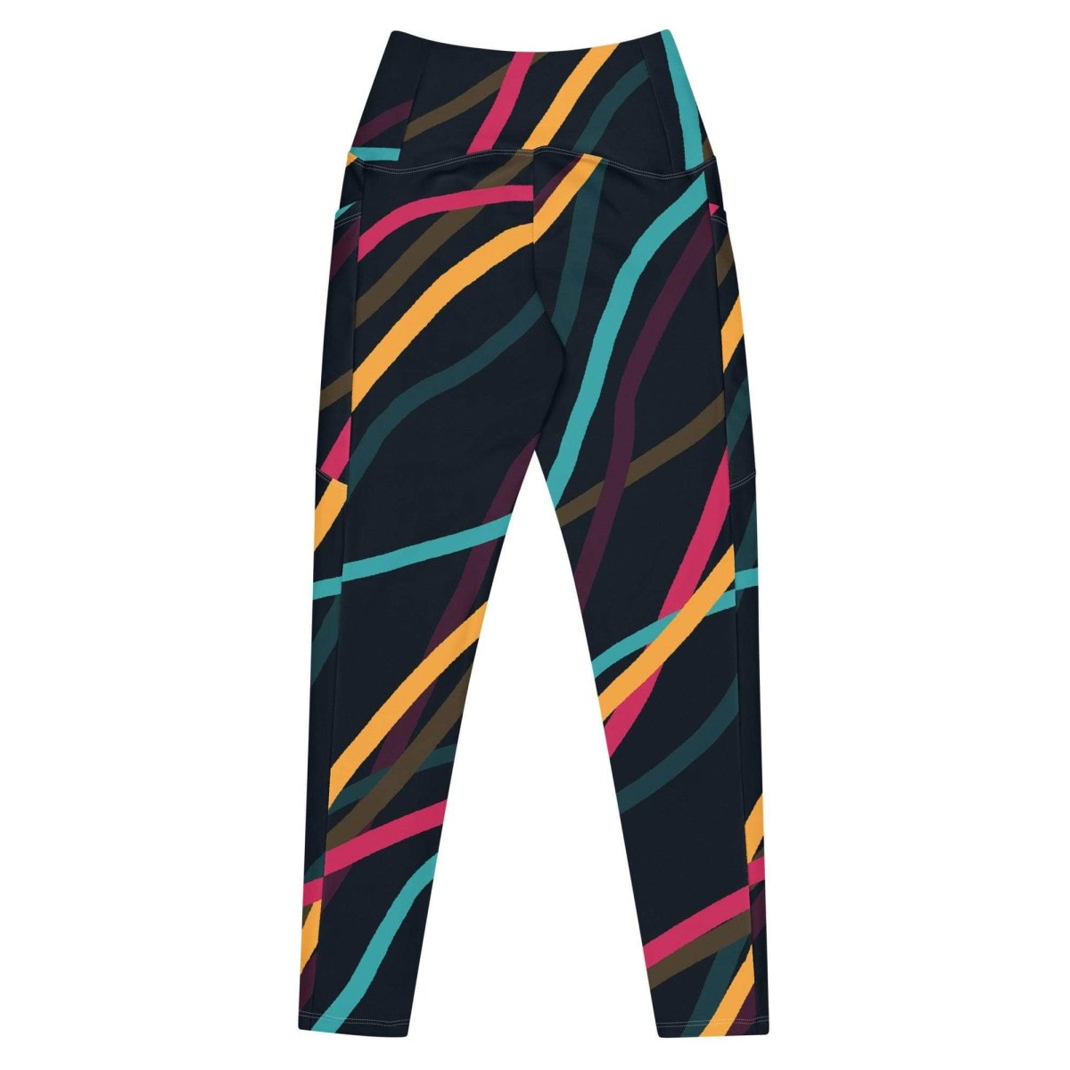 Neon Currents Leggings - unik.fashion