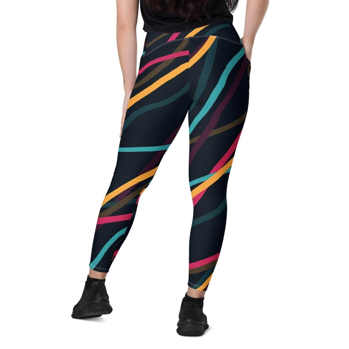 Neon Currents Leggings - unik.fashion