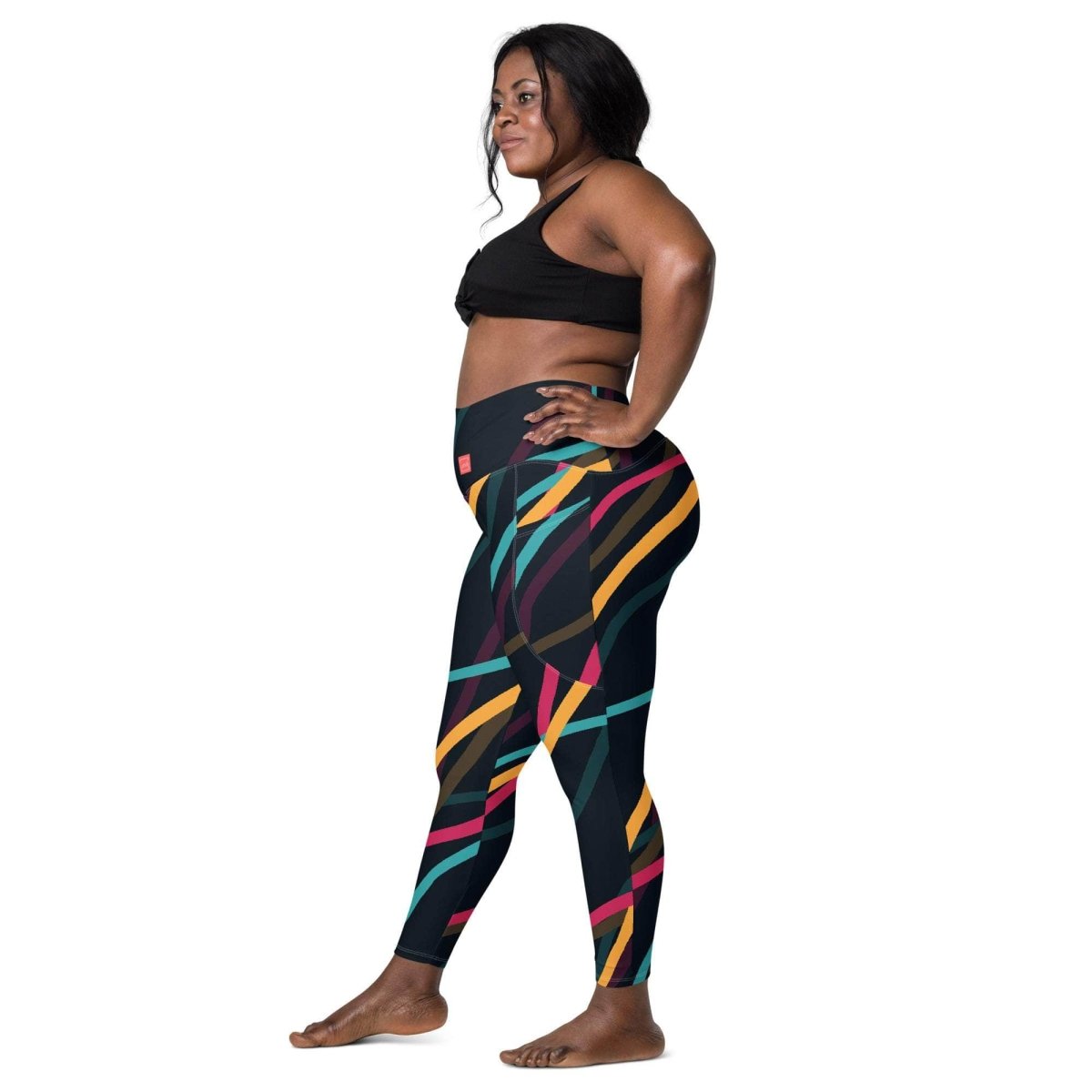 Neon Currents Leggings - unik.fashion