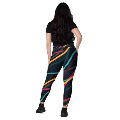 Neon Currents Leggings - unik.fashion