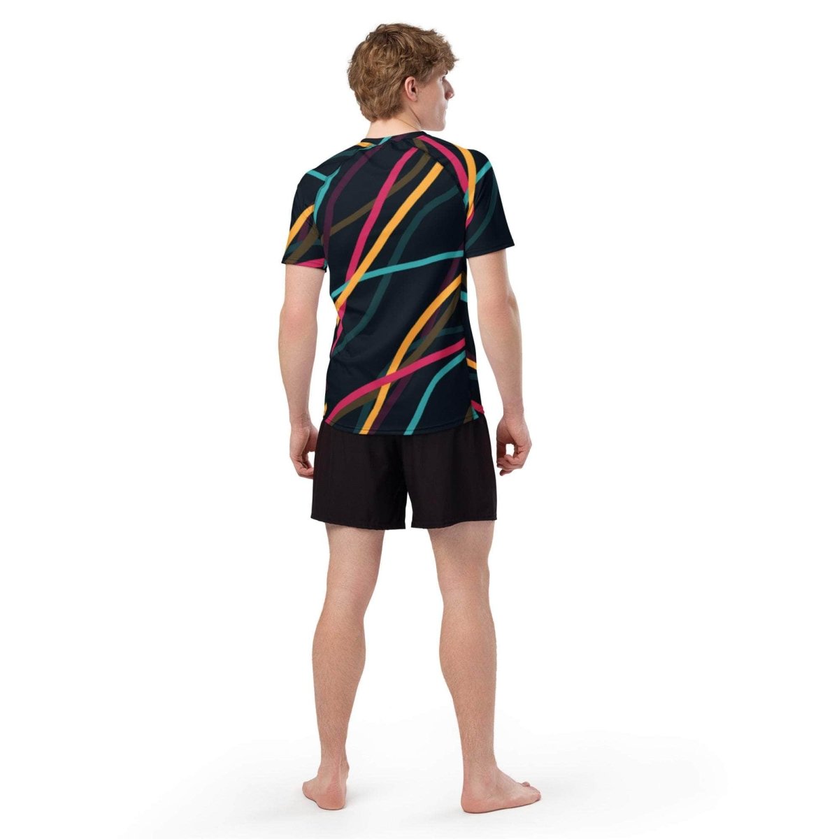 Neon Currents rash guard - unik.fashion