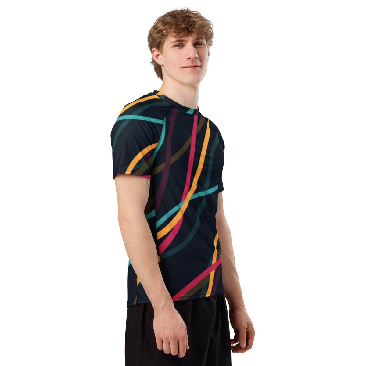 Neon Currents rash guard - unik.fashion