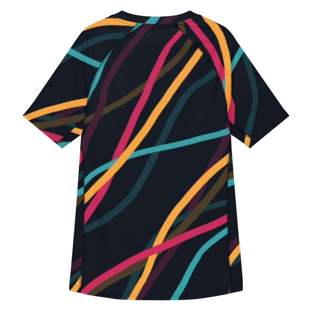 Neon Currents rash guard - unik.fashion