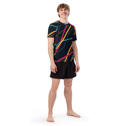 Neon Currents rash guard - unik.fashion