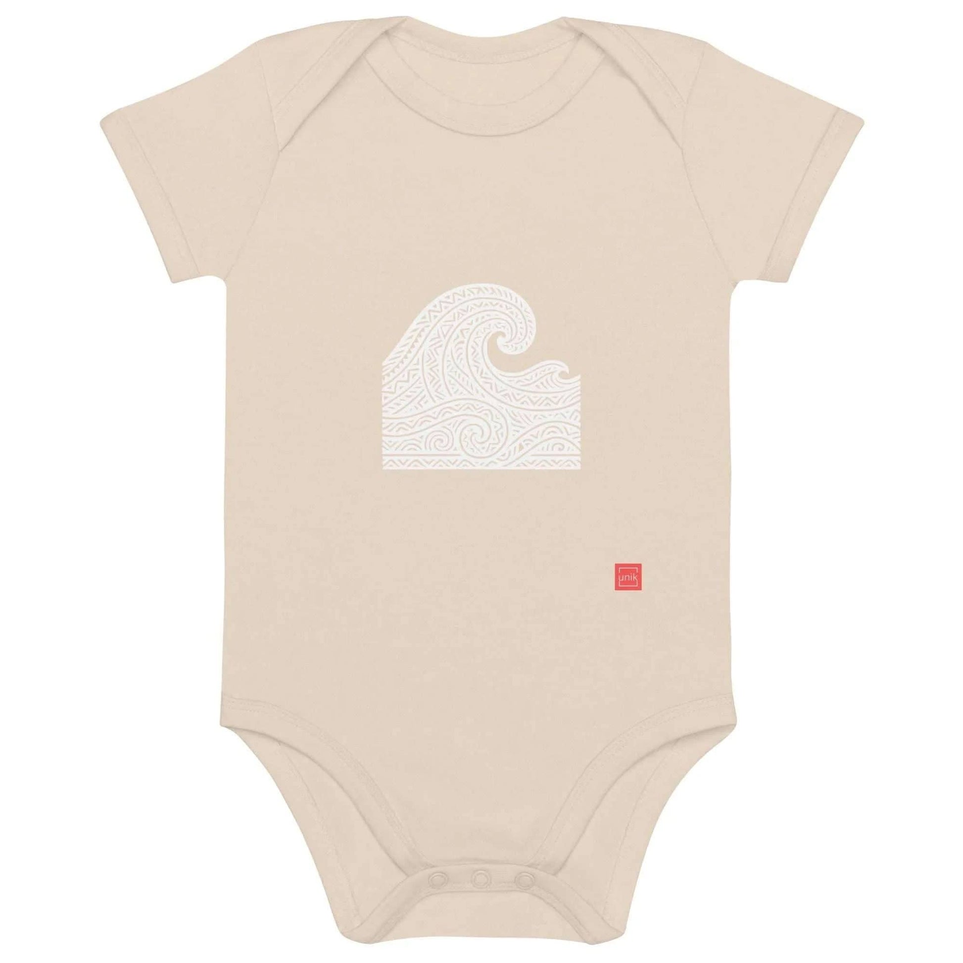 Waves baby bodysuit - unik.fashion