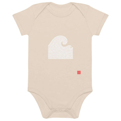 Waves baby bodysuit - unik.fashion