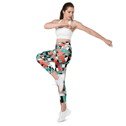 Pixel Clash Leggings - unik.fashion