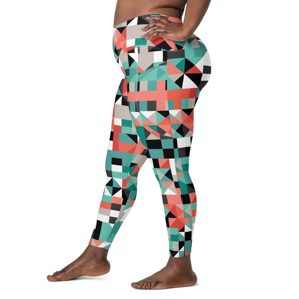 Pixel Clash Leggings - unik.fashion