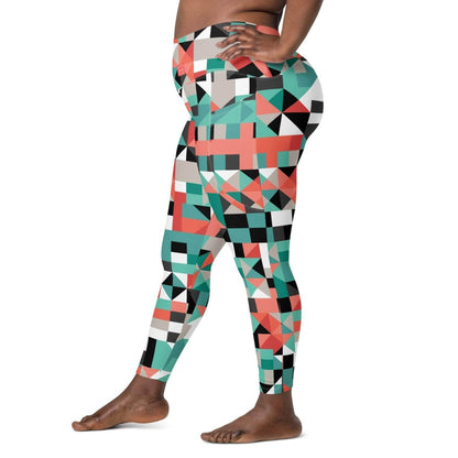 Pixel Clash Leggings - unik.fashion