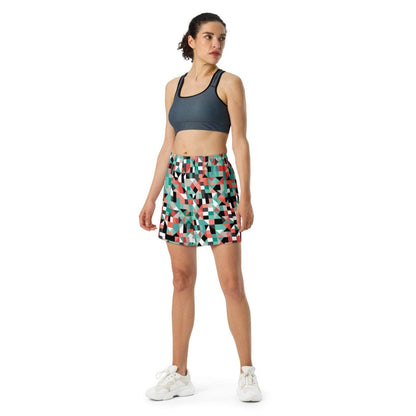 Pixel Clash Long Shorts - unik.fashion
