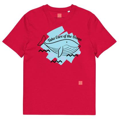 unik.fashion Red / S Whale t-shirt