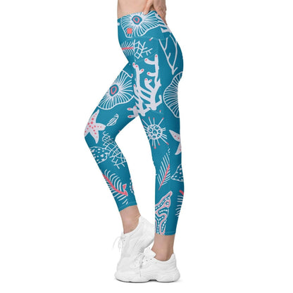 Reef Glow Leggings - unik.fashion