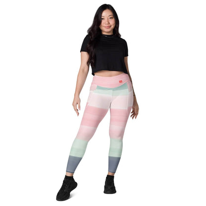 Sunset Foam Leggings - unik.fashion