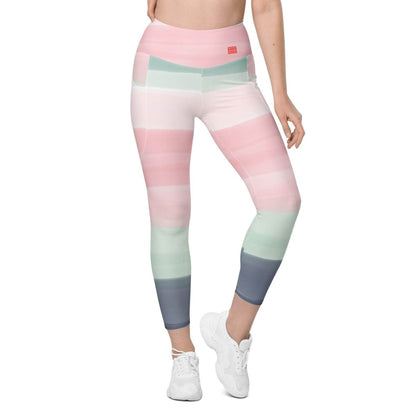 Sunset Foam Leggings - unik.fashion