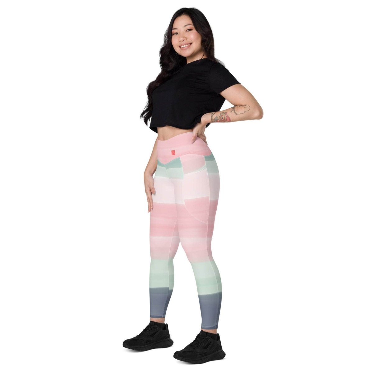 Sunset Foam Leggings - unik.fashion